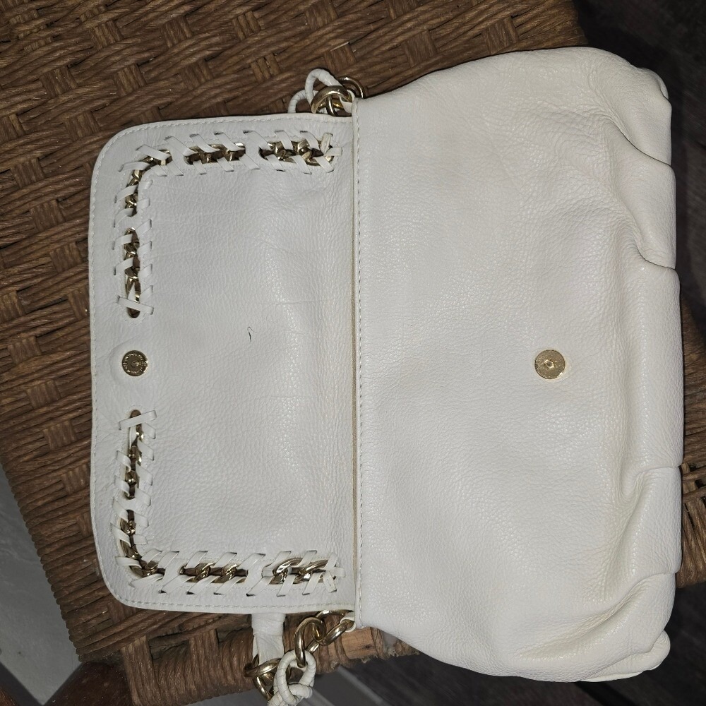 Michael Kors ivory Leather shoulder Chain Bag - Picture 10 of 12
